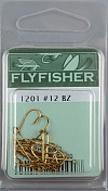 Крючки Flyfisher 1201 #12 BZ