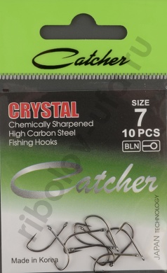 Одинарные крючки Catcher Crystal № 7