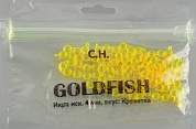 Икра Gold Fish силикон, светонакопительная аромат икры 4мм, цв.10