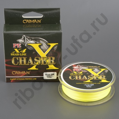 Шнур плетёный Caiman Chaser желтый 135м  0,10мм 51008/175151