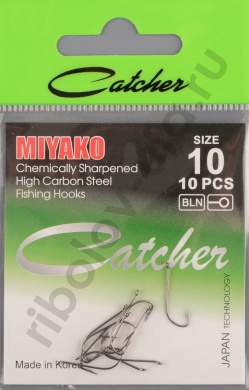 Одинарные крючки Catcher Miyako № 10