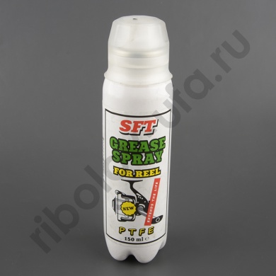 Смазка-спрей густая для рыболовных катушек SFT Grease Spray (PTFE) 150мл