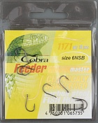 Одинарные крючки Cobra Feeder Master сер.1171NSB разм.006