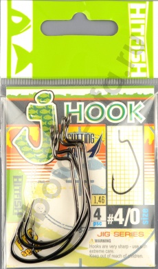 Офсетные крючки Hitfish J-Hook BC Offset # 4/0 