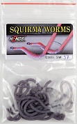 Черви силиконовые Hends Squirmy Worms Fluo Violet (8шт/уп) SW-37