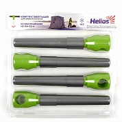 Комплект ввертышей для зимней палатки -45 серо-зеленый (4шт/уп) Helios