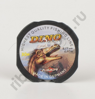 Леска Mikado Dino 2000 0,19 (30м)