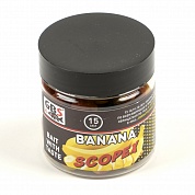 Бойлы GBS Baits тонущие насадочные 15мм 100гр (банка) Banana-Scopex Банан+Сладости