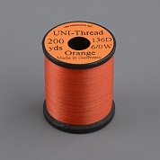 Монтажная нить Uni Thread 6/0 200y Orange (вощеная)