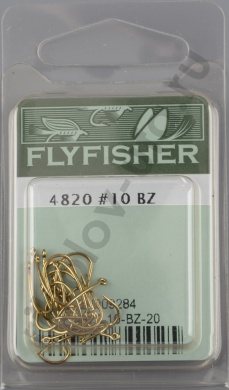 Крючки Flyfisher 4820 #10 BZ