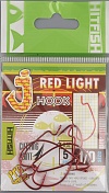 Офсетные крючки Hitfish J-Red Light hook RD # 1/0