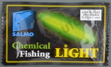 Светлячок Salmo Chefl 6.0*50 мм 2 шт.