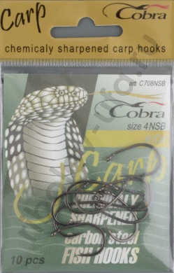 Одинарные крючки Cobra CARP KOI сер.708 разм.004