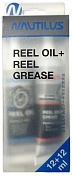 Смазка для катушек Nautilus Reel oil 12мл + Reel grease 12мл