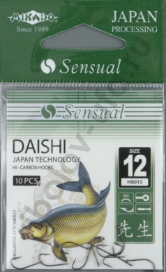 Крючки Mikado - Sensual - Daishi № 12 BN (с ушком) 