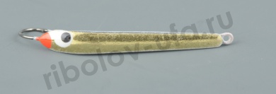 Блесна зимняя Пирс Гвоздик малый 1,6 гр, латунь+СН, с 1-м крючком