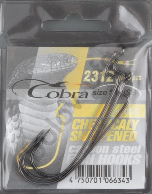 Офсетные крючки Cobra L-WORM сер.2312 разм.K050
