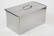 Коптильня двухъярусная Универсал с поддоном для сбора жира 480х280х270, нерж. сталь 0,8 мм 