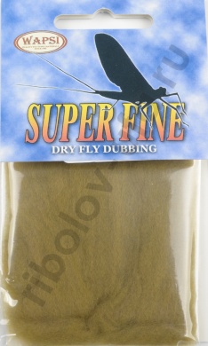 Даббинг Wapsi для сухих мушек Superfine Dubbing Brown Olive WP  SFD091