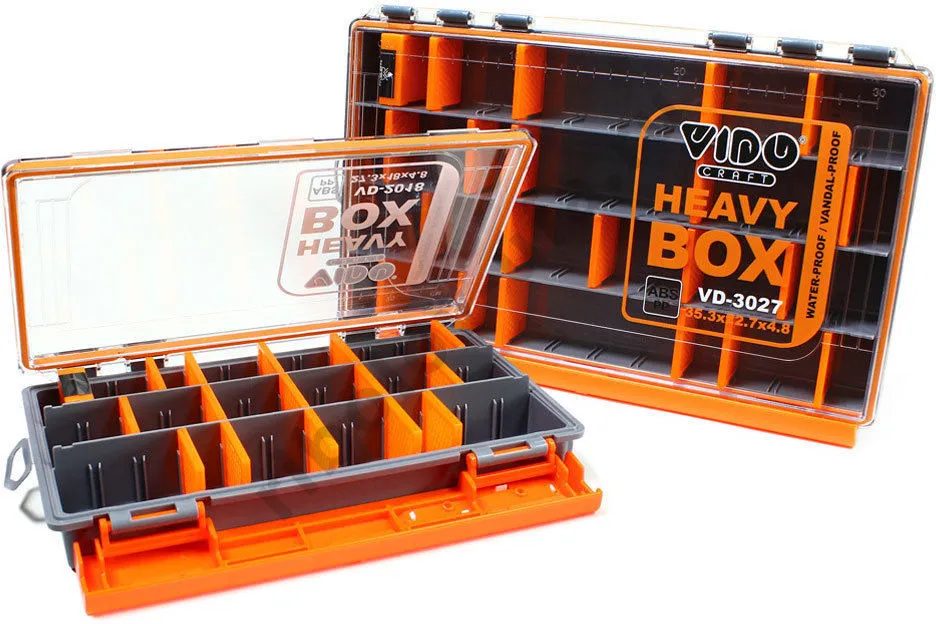 Коробка Vido для приманок VD-2018 Heavy Box, размер 27.3х18х4.8 см