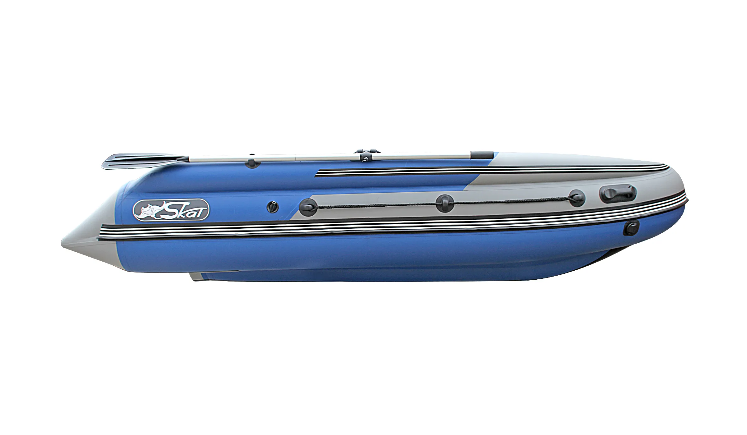 Лодка Skat Triton 400 Fi цв. т.сер-голубой