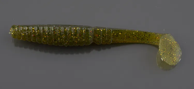 Силиконовая приманка Crazy Fish Scalp Minnow 3,15in 80мм цв.1 (анис)
