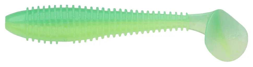 Силиконовая приманка Keitech Swing Impact Fat 2.8 in 7см 3,5гр (8шт/уп) EA# 11 Lime Chartreuse Glow