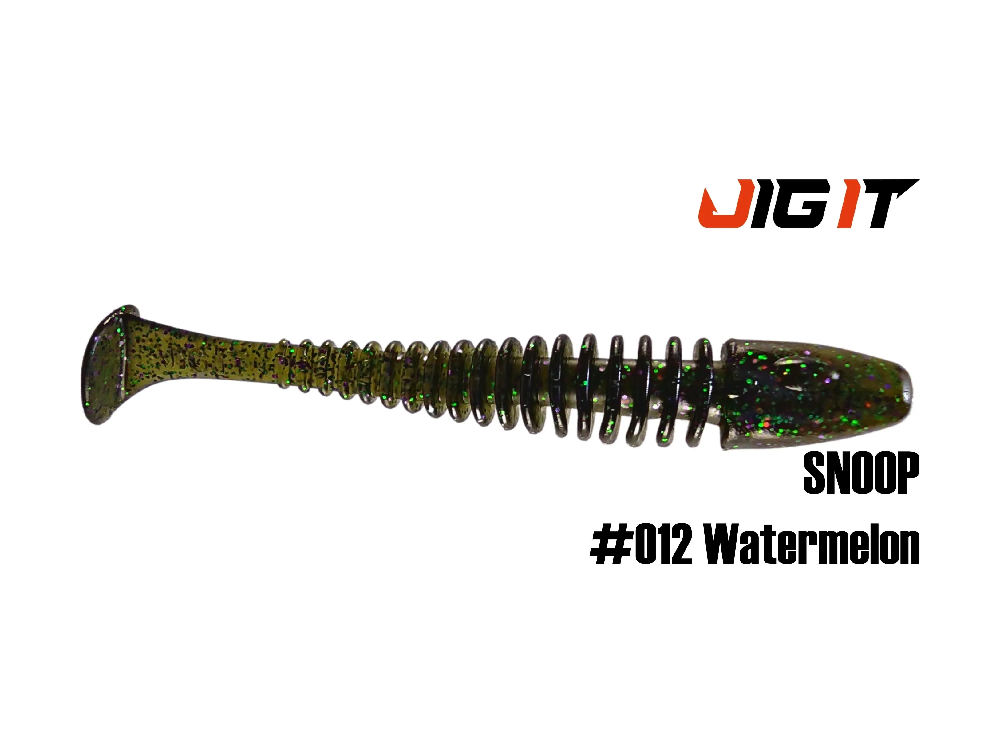 Силиконовая приманка Jig It Snoop 4in, 10см 6гр цв. 012 кальмар (6шт/уп)