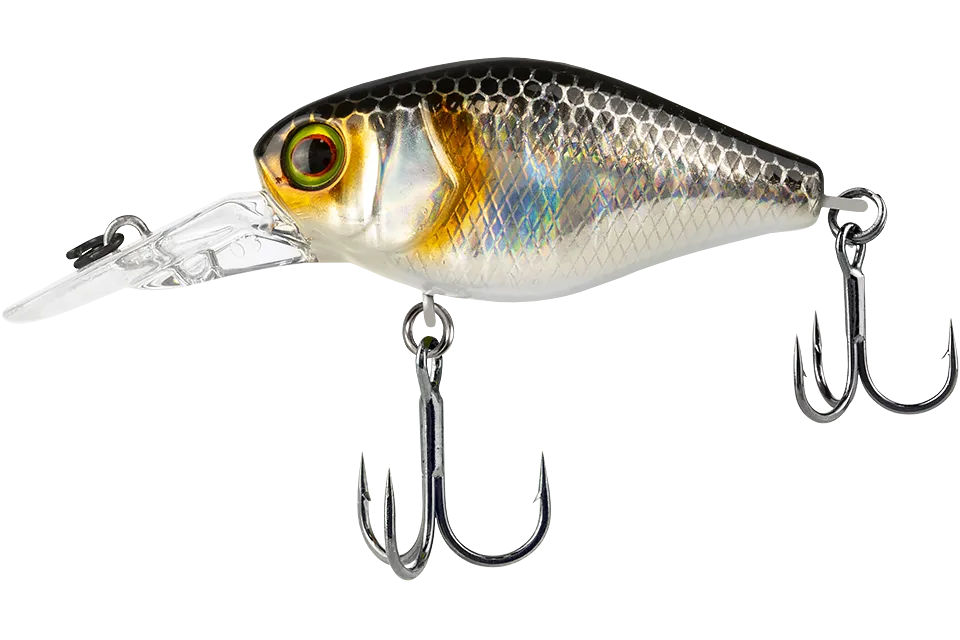 Воблер Jackall Chubby 41 MR дл. 4.1 см, гл. 0.8-1.3 м, 5.7 гр., цв. hl silver & black