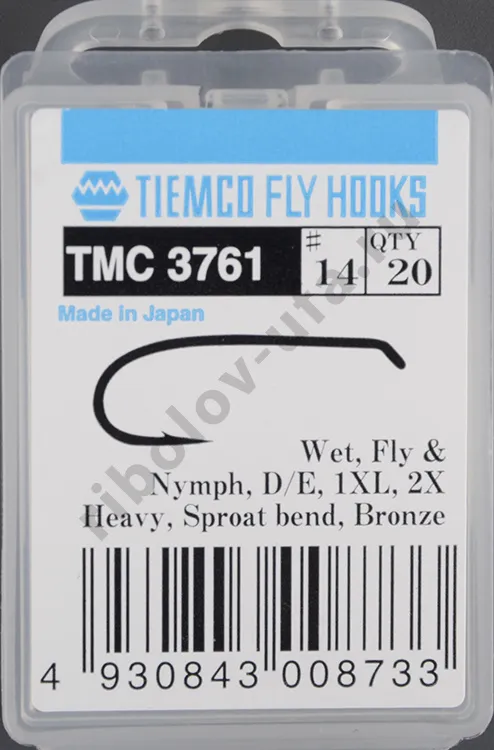 Крючки Tiemco TMC3761 #14  (20 шт)