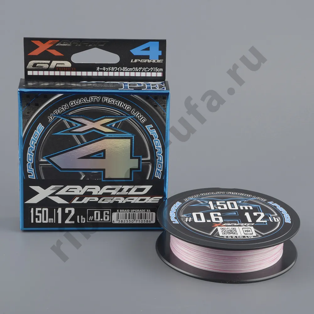 Шнур плетёный Ygk X-Braid Upgrade X4 150m #0.6/12 lb Color Mix