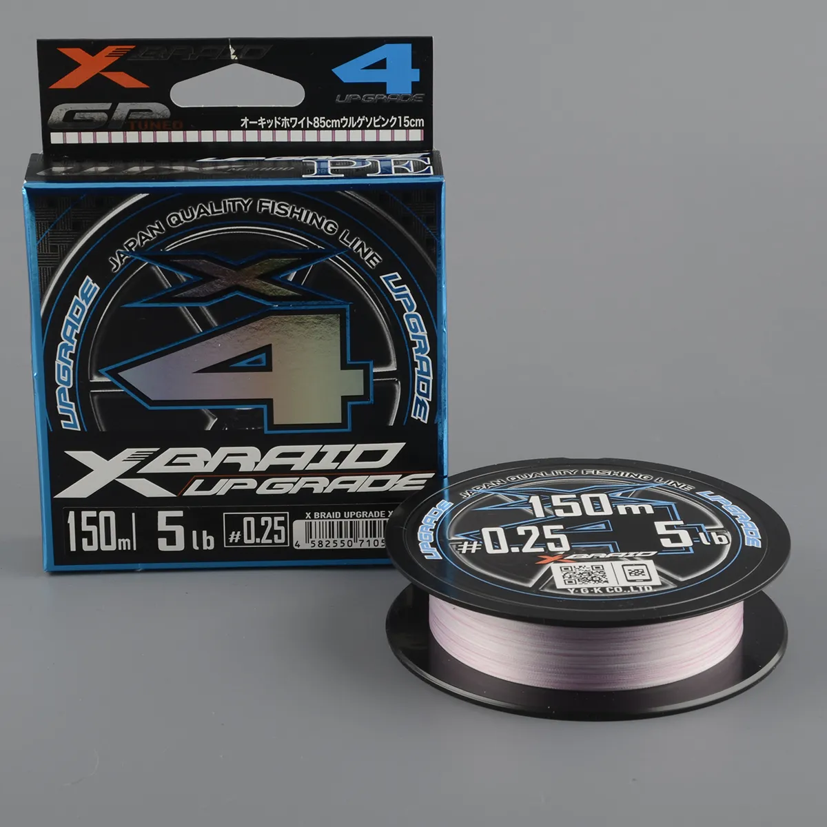 Шнур плетёный Ygk X-Braid Upgrade X4 150m #0.25/5 lb Color Mix