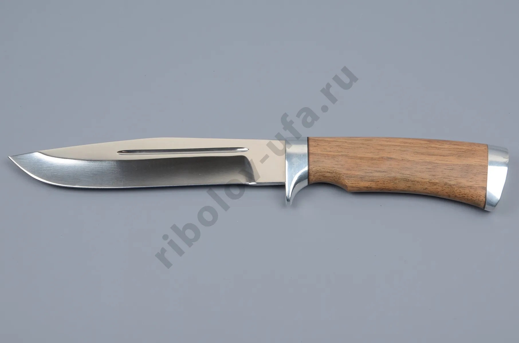 Нож туристический НР-14 кованая нерж.сталь, 95х18, орех (ручная работа)