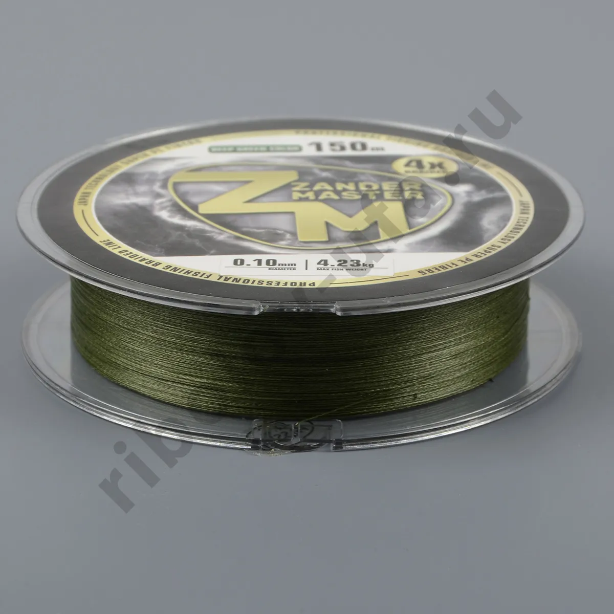 Шнур плетёный Zander Master Braided Line x4 зеленый, 150м, 0.14мм, 7.78 кг