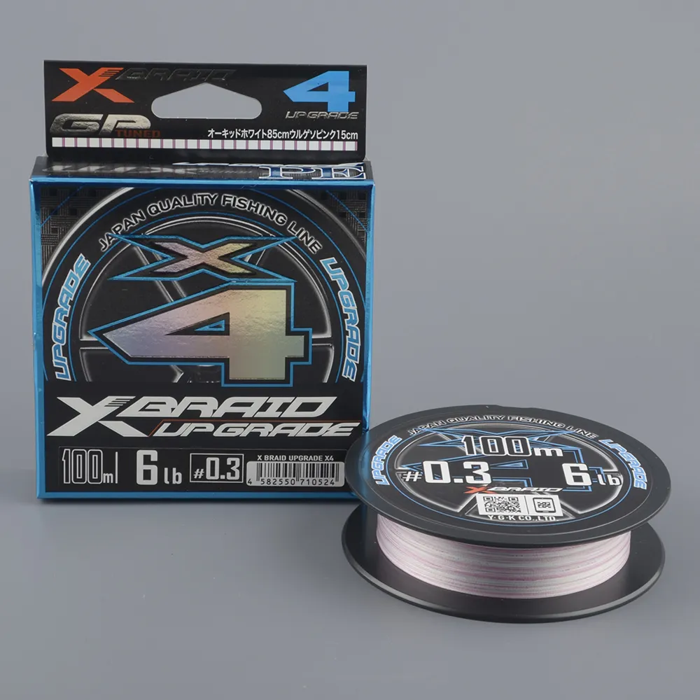Шнур плетёный Ygk X-Braid Upgrade X4 100m #0.3/6Lb