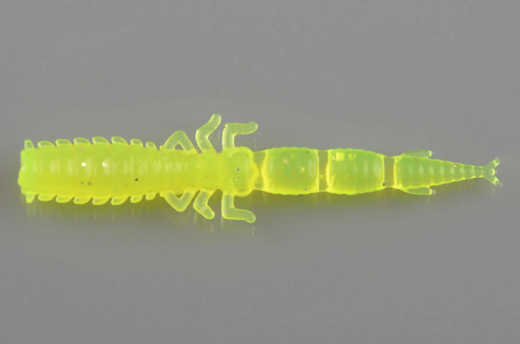 Силиконовая приманка Ojas Dragon Fry 45мм цв.Chartreuse Tr