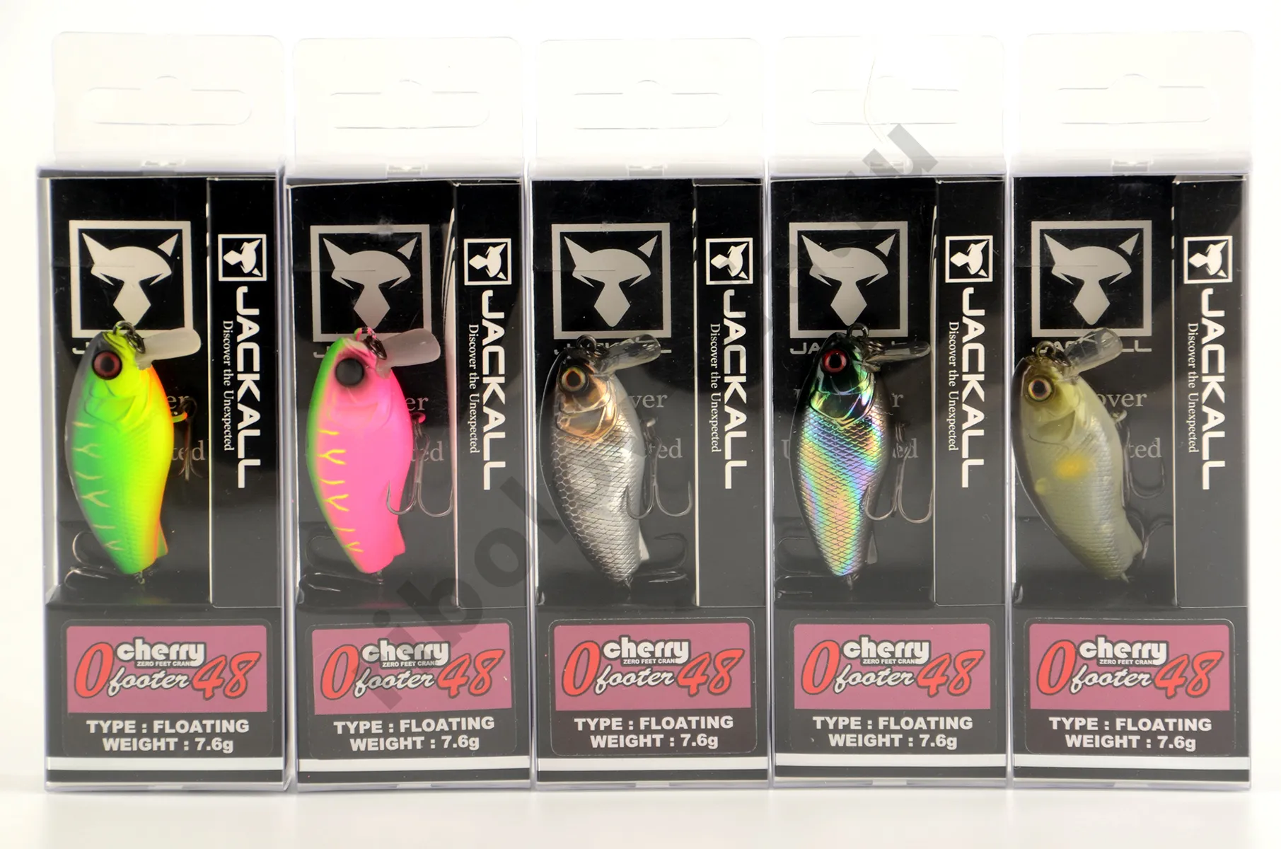 Воблер Jackall Cherry 0 Footer 48 дл. 4.8 см, глуб.-поверх., 7.6 гр., floating, цв. dragon fruit mat