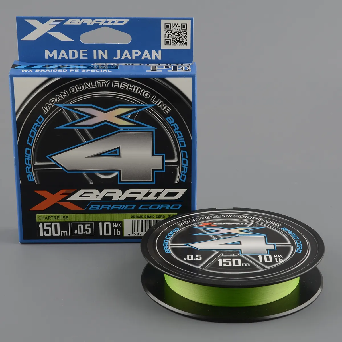 Шнур плетёный Ygk X-Braid Braid Cord  X4 150m #0.5/10lb chartreuse