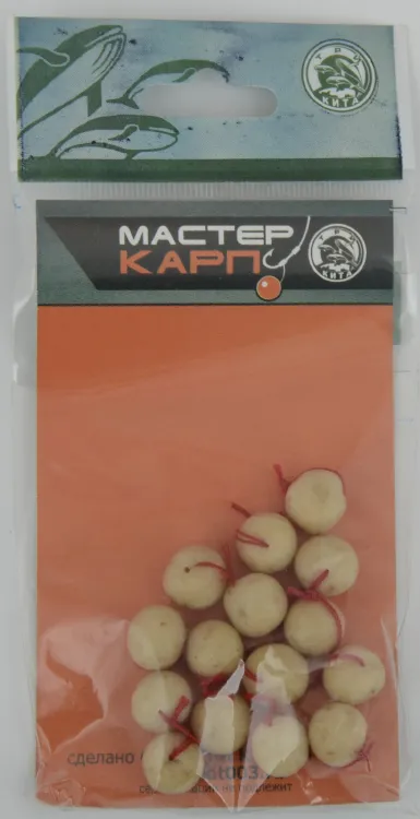 Бойлики Три кита Мастер Карп d.10 мм мед (уп/12 шт)
