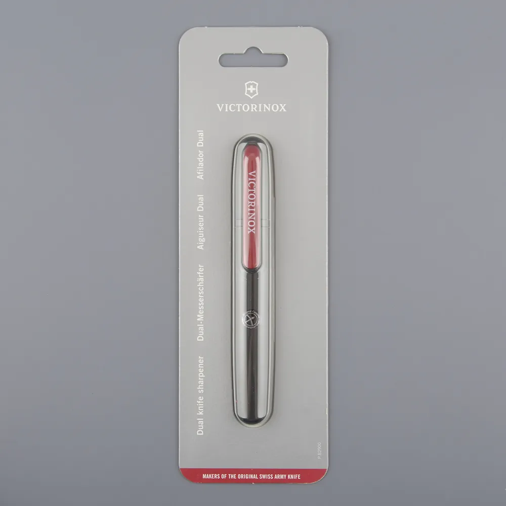 Точилка для пероч.ножей Victorinox Dual-Knife 140мм черный/красный