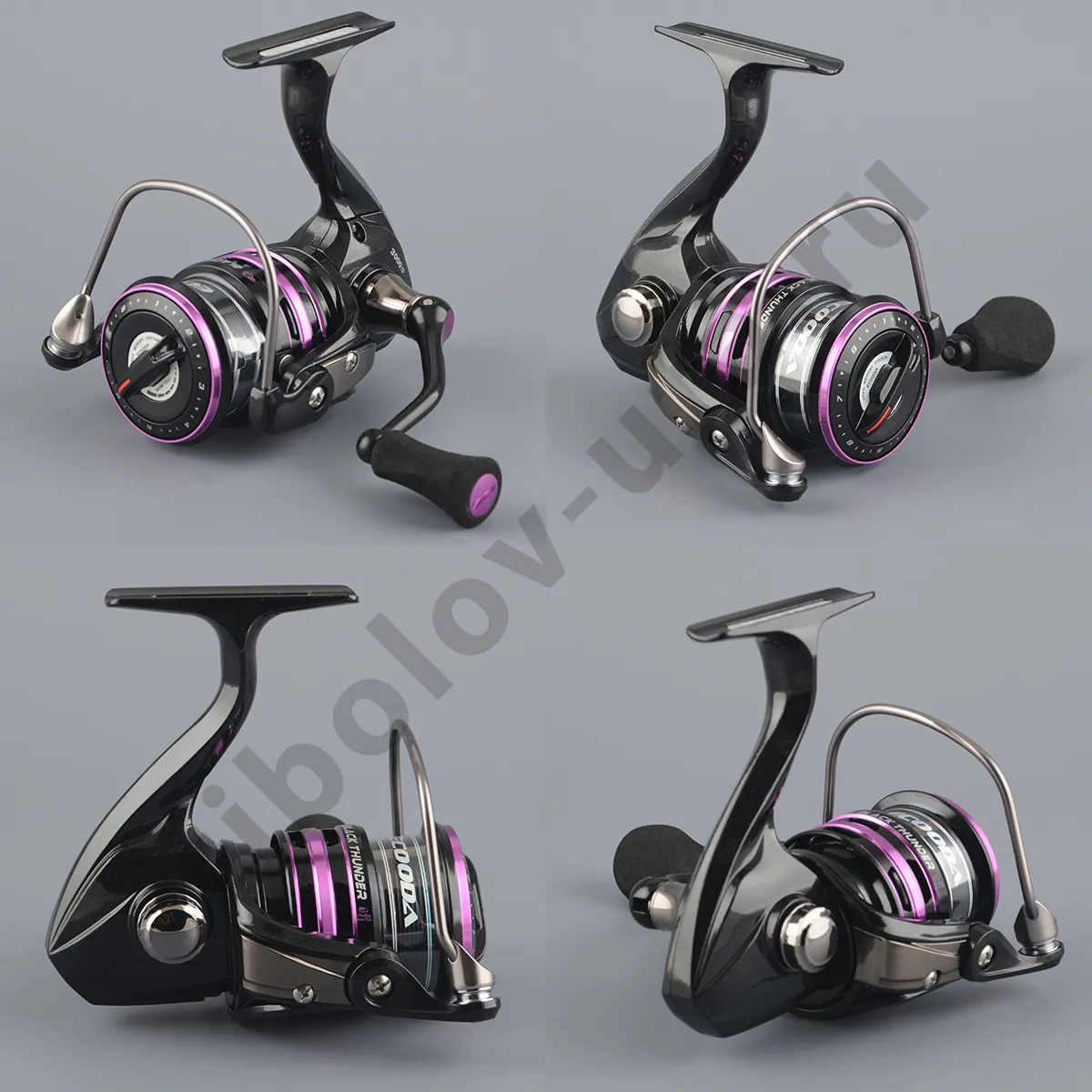 Катушка безынерц. Ecooda Black Thunder 3000S (5BB+1RB, 5.1:1, 285g 0.185-150m, 0.205-120m)