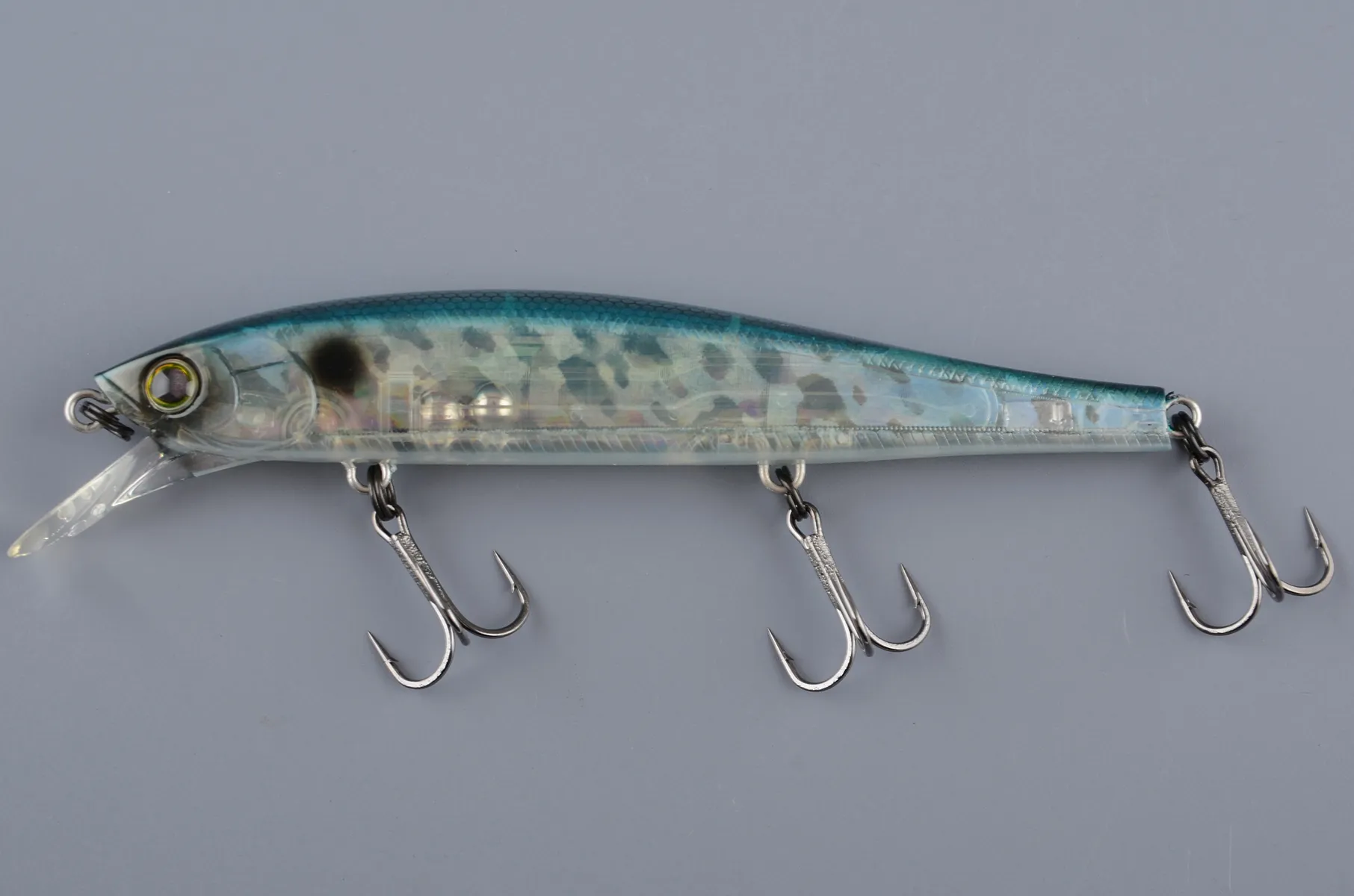 Воблер Yo-Zuri  R1361  Duel Hardcore Minnow Flat 110F 15гр, 0-1,5м. цв. GSSH