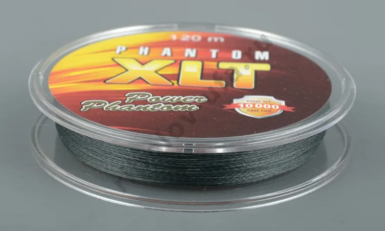 Шнур плетёный Power Phantom XLT 4x green 120 m 0.25mm 22.9 kg