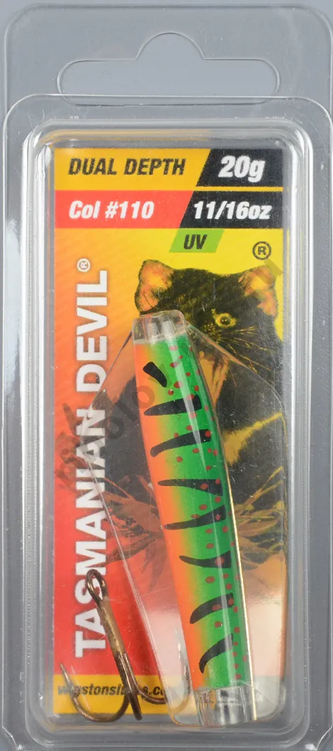 Блесна Wigston Lures Tasmanian Devil 20гр #110 Perch 