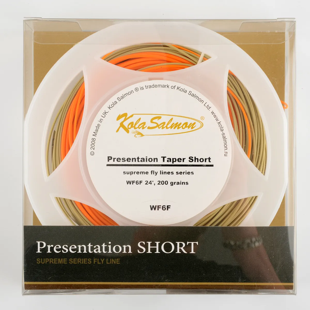 Шнур нахлыстовый Kola Salmon Presentation Taper Short WF6F