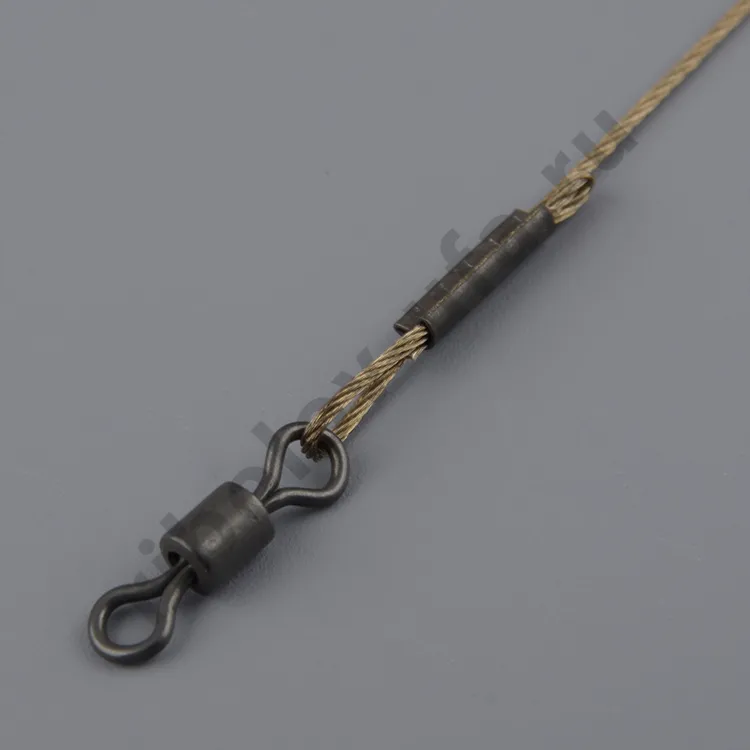 Набор поводков Caiman Wire Leader 7x7, 20cм, 14кг (3шт/уп) 186563
