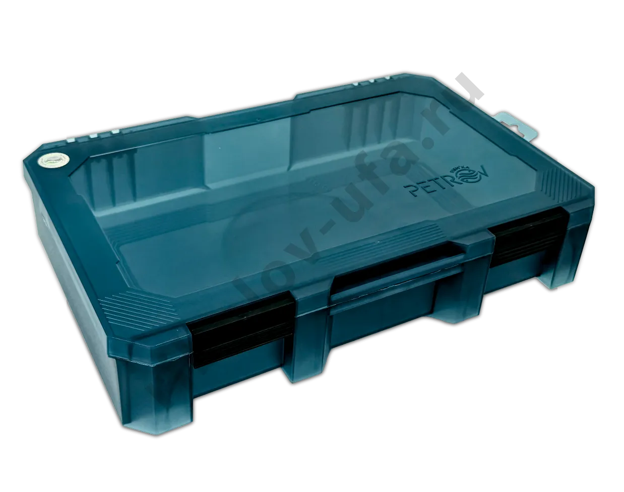 Коробка Fishka Petrov 65 тонированный бирюзовый 347*228*67мм