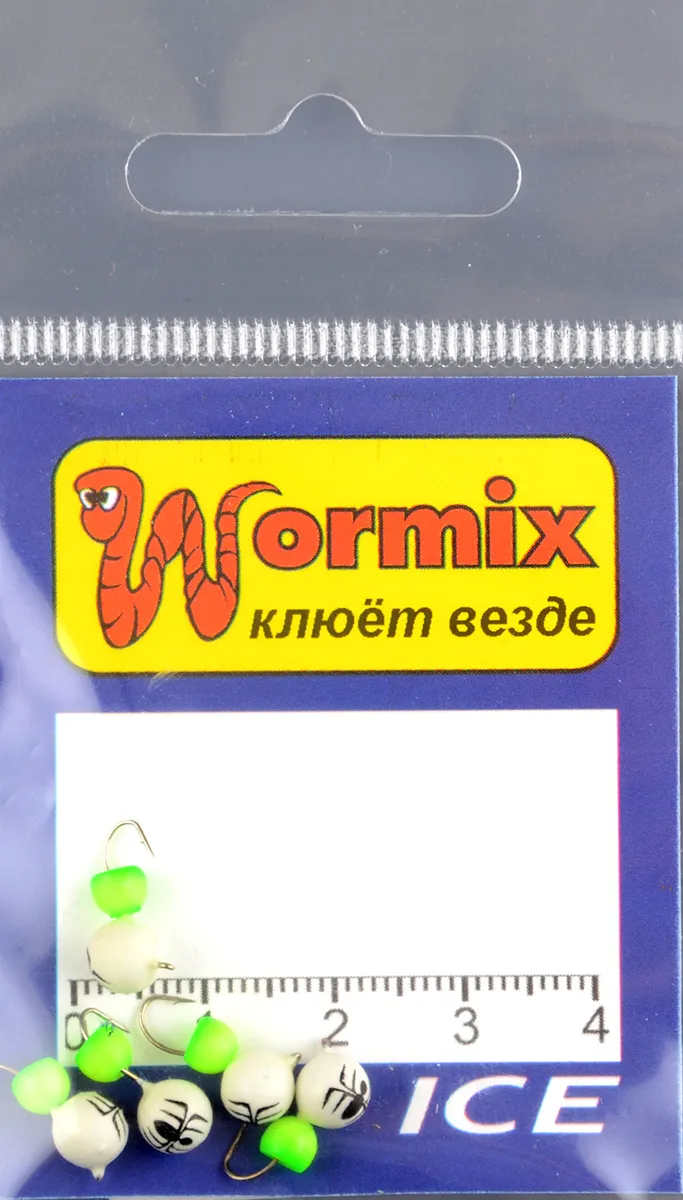 Мормышка Wormix материал WCP 58 Дробь фосфор d.5мм 1гр 