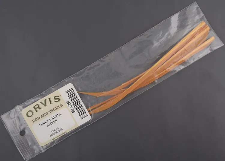 Биоты индюка Orvis Turkey Biots Amber