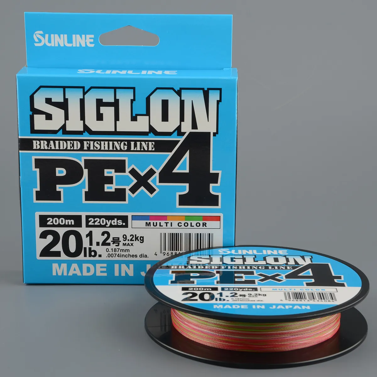 Шнур плетёный Sunline Siglon PEx4 200m Multicolor #1.2/ 20lb